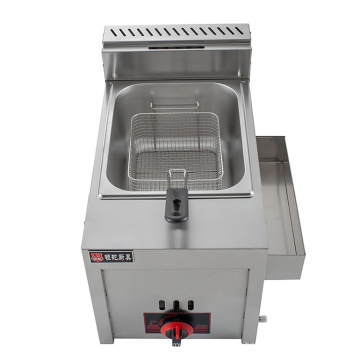 6L Tableau commercial Top en acier inoxydable Fryer Fryer Oil Frying